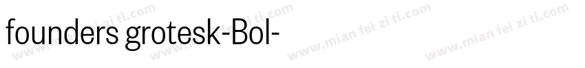 founders grotesk-Bol字体转换